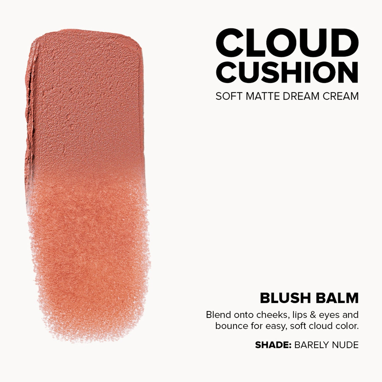 Nudestix Stax All Over Color Blush Balm - Barely Nude