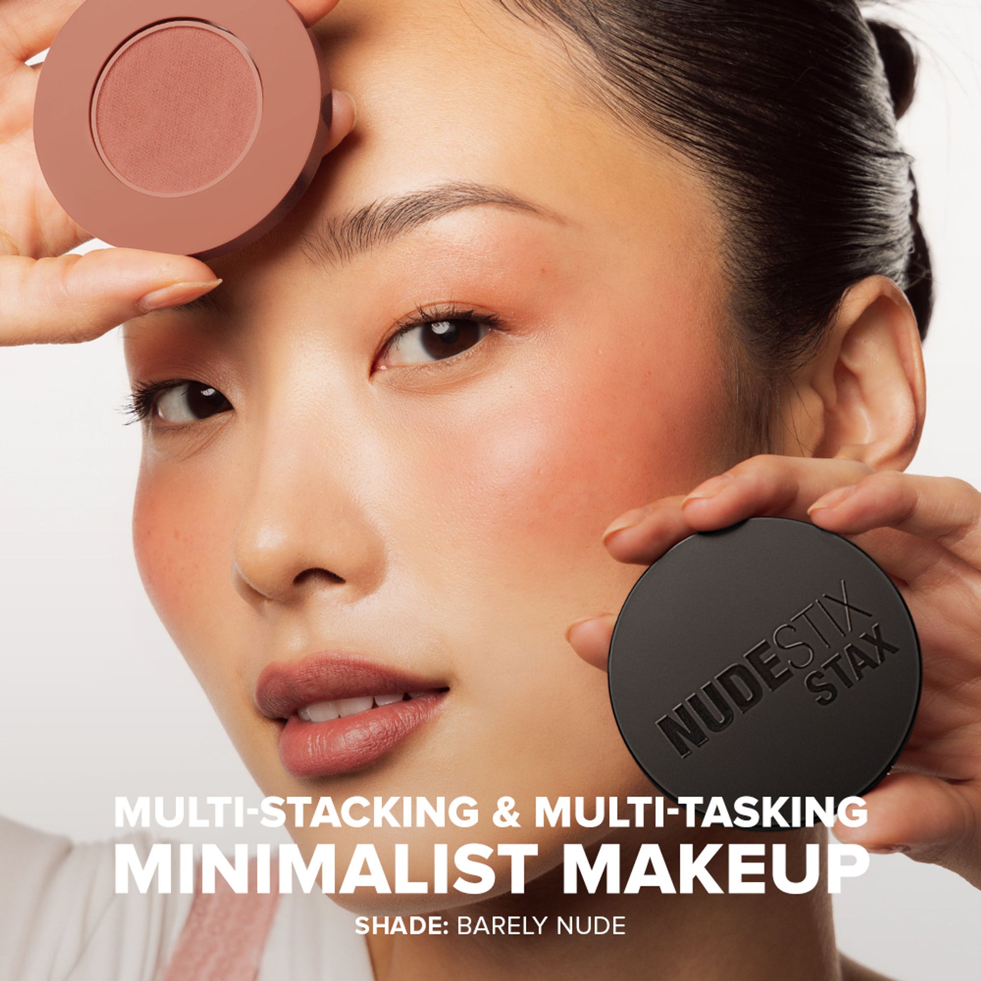 Nudestix Stax All Over Color Blush Balm - Barely Nude