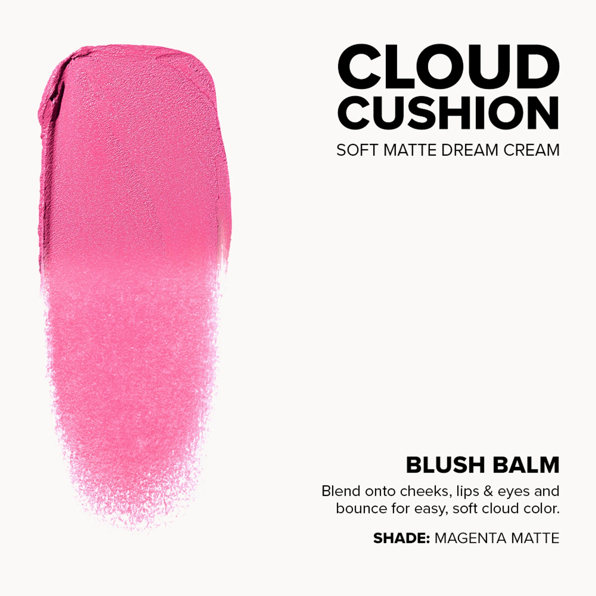 Nudestix Stax All Over Color Blush Balm - Magenta Matte
