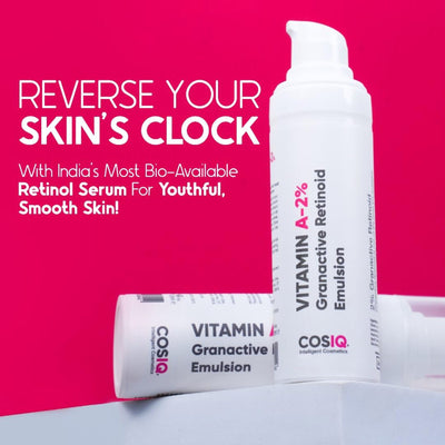 Cos-IQ Vitamin A-2% Granactive Retinoid Emulsion Anti Ageing & Anti Acne Face Serum