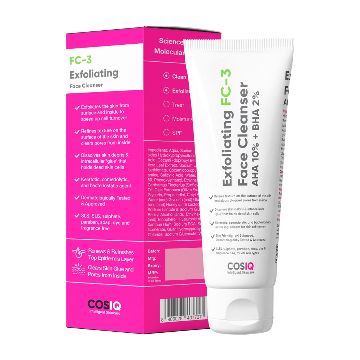 Cos-IQ Exfoliating FC-3 Face Cleanser