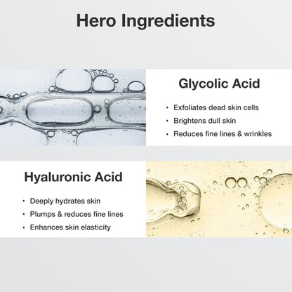 Cos-IQ AHA-10% Glycolic Acid Face Cleanser