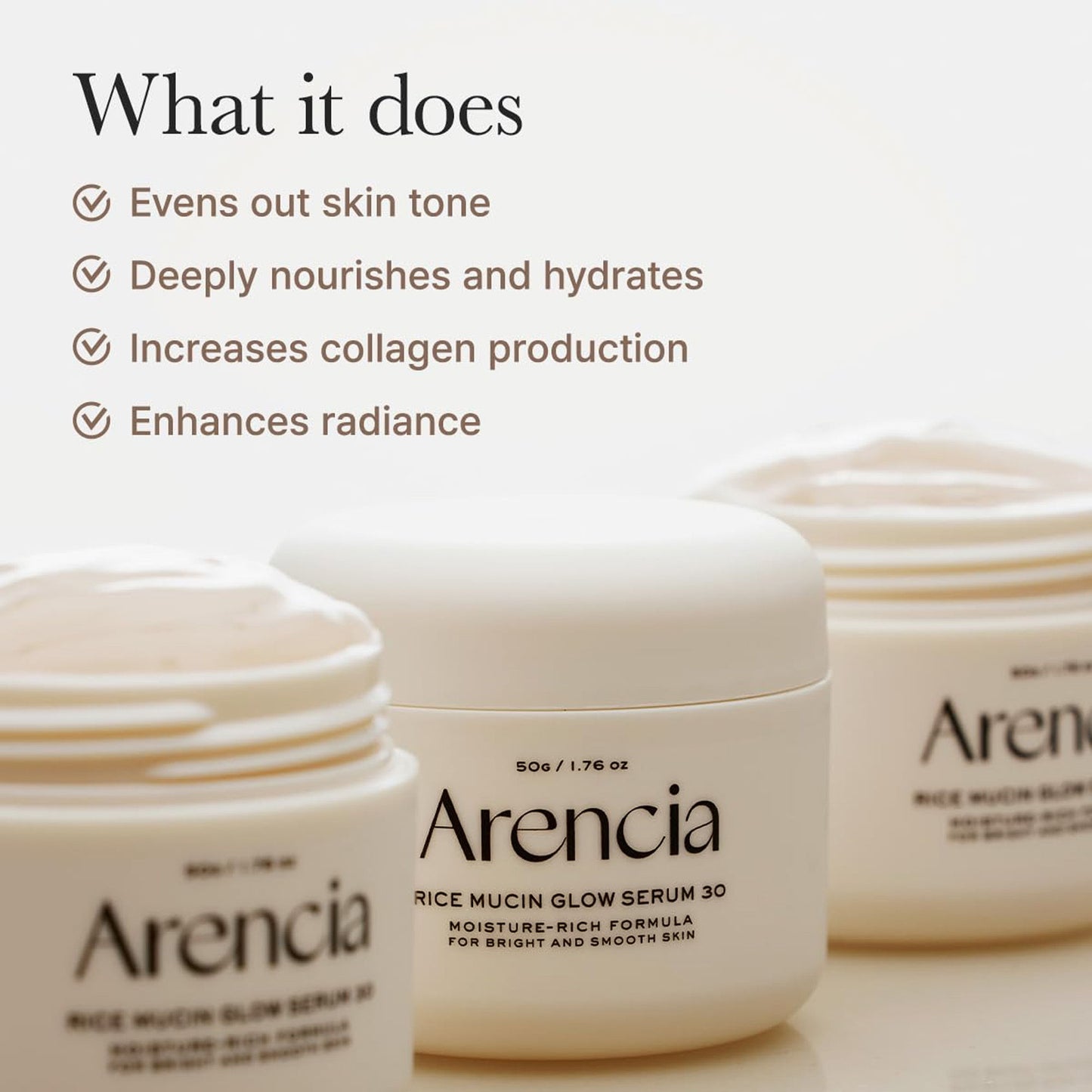 Arencia Rice Mucin Glow Serum 30
