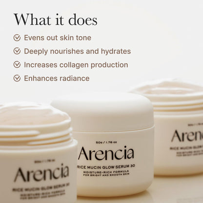 Arencia Rice Mucin Glow Serum 30