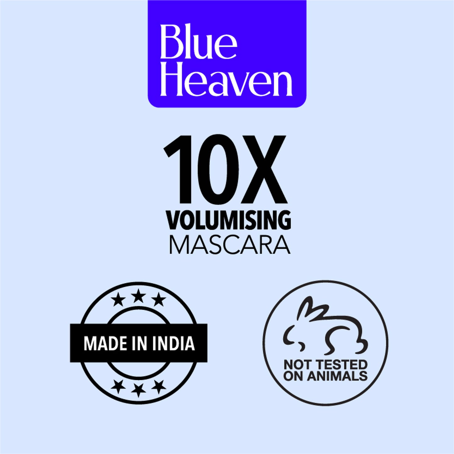 Blue Heaven 10x Volumising Mascara - Black