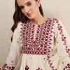 Dhiyona IE Women Ethnic Motifs Embroidered Kurta with Trousers & Dupatta