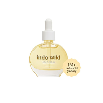 inde wild Champi Hair Oil With Bhringraj, Brahmi & Amla For Regrowth, Hairfall & Dandruff Control