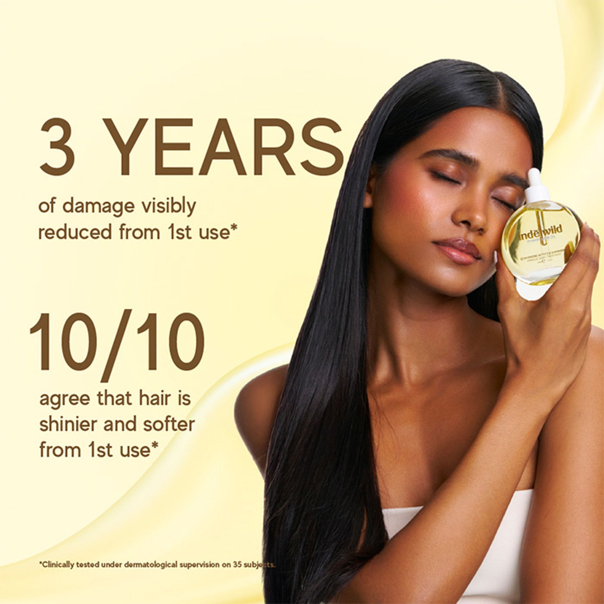 inde wild Champi Hair Oil With Bhringraj, Brahmi & Amla For Regrowth, Hairfall & Dandruff Control