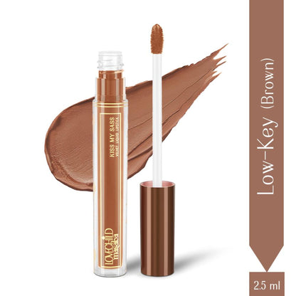 LoveChild Masaba Transfer-proof Long-lasting Velvet Liquid Lipstick, Enriched with Hyaluronic Acid and Kaolin Clay - Low Key