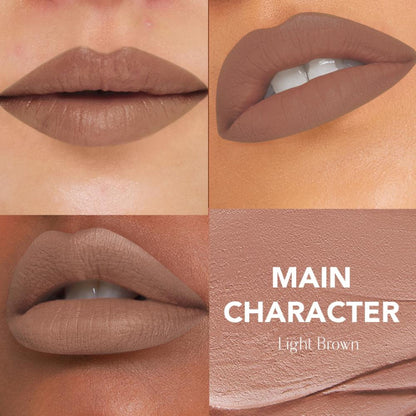 LoveChild Masaba Transfer-proof Long-lasting Velvet Liquid Lipstick, Enriched with Hyaluronic Acid and Kaolin Clay - Main Character