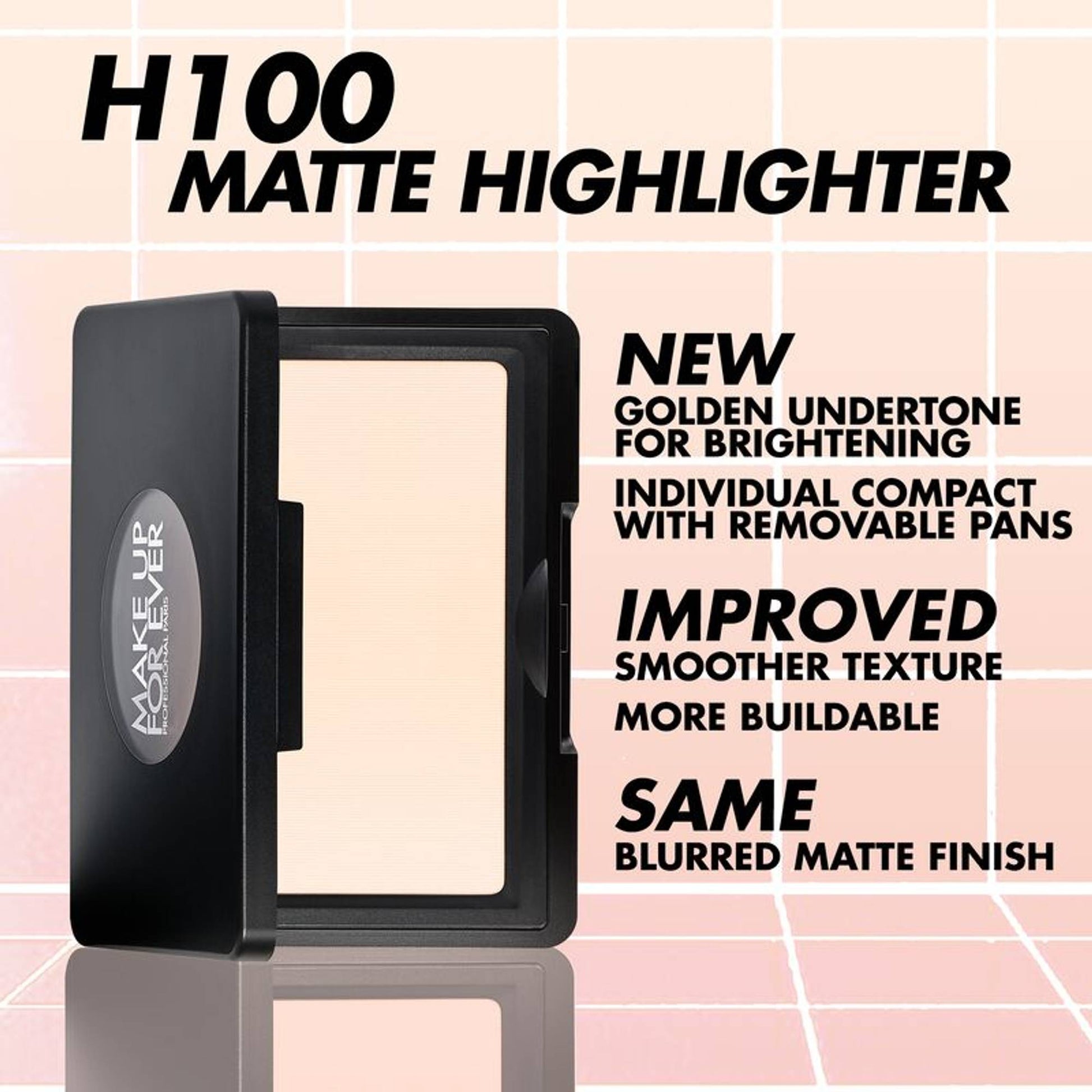 MAKE UP FOR EVER Artist Face Powder Highlighter - H100 Cheerful Beige
