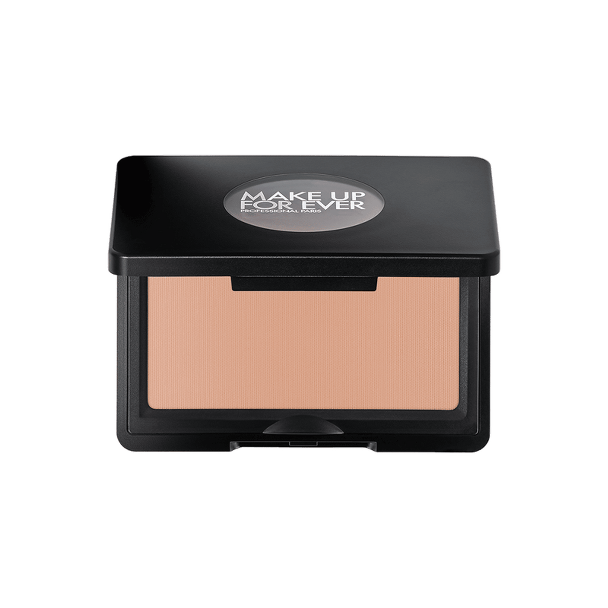 MAKE UP FOR EVER Artist Face Powder Sculpt in S400 Precious Latte, a close-up of the pressed face powder with a soft beige shade.