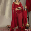 Dhiyona VA Women'sWoven Design Kurta with Trousers & Dupatta