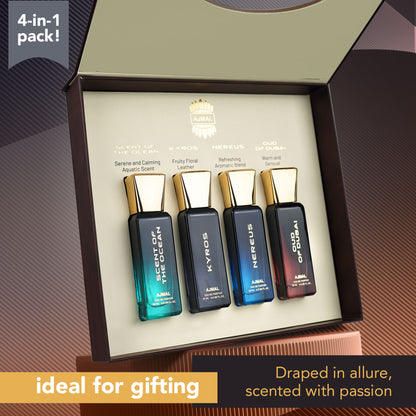 Ajmal India Oud Of Dubai Gift Set - Pack Of 4