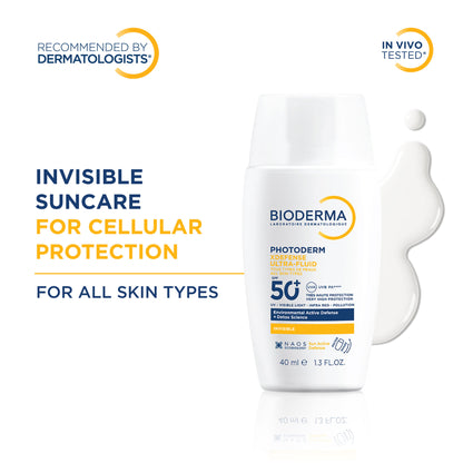 Bioderma Photoderm Xdefense Ultra-Fluid SPF 50+ Invisible Sunscreen PA ++++
