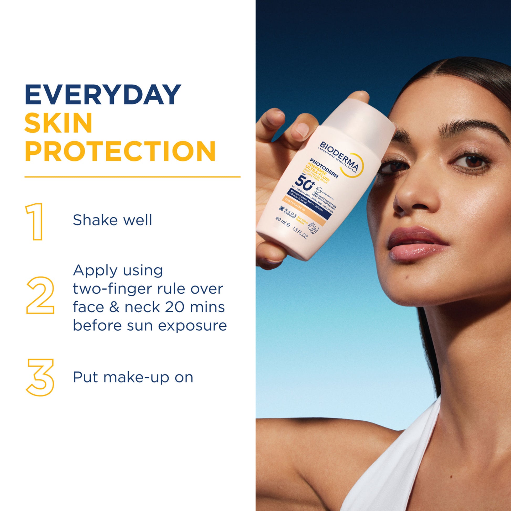 Bioderma Photoderm Xdefense Ultra-Fluid SPF 50+ Tinted Sunscreen PA ++++