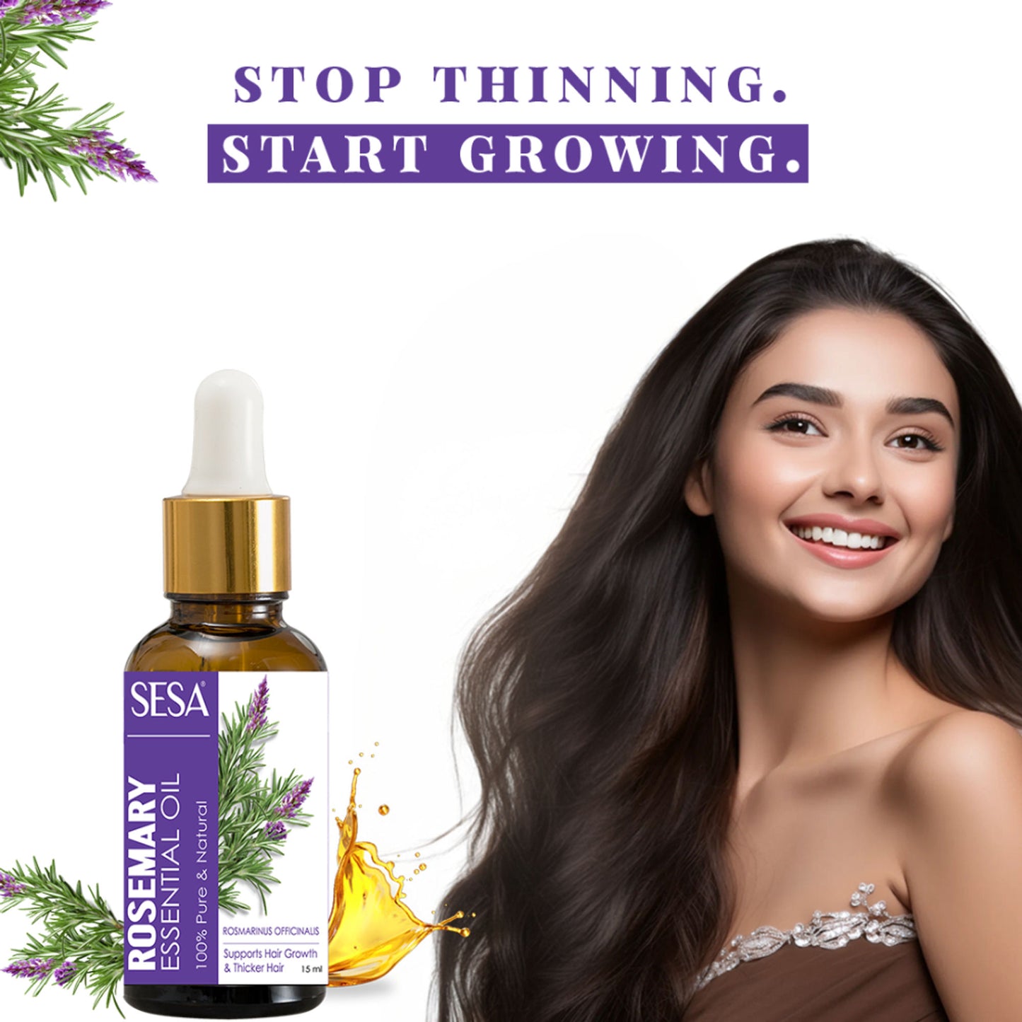 SESA Rosemary Essential Oil For Hair Growth
