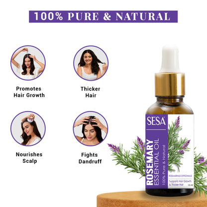 SESA Rosemary Essential Oil For Hair Growth