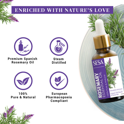 SESA Rosemary Essential Oil For Hair Growth