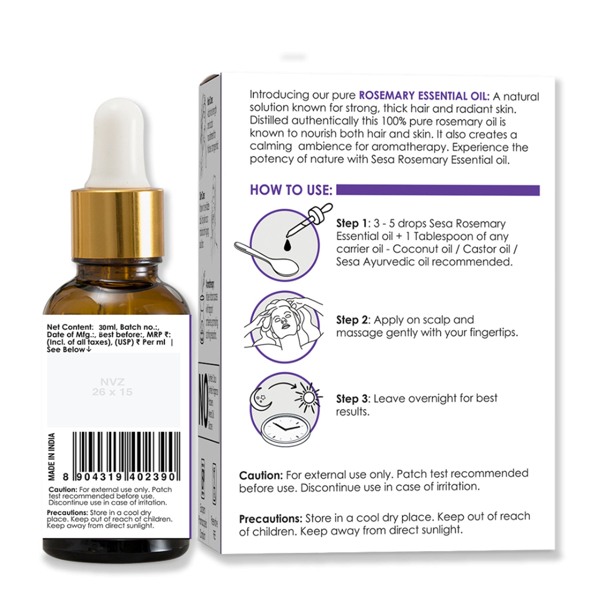 SESA Rosemary Essential Oil For Hair Growth
