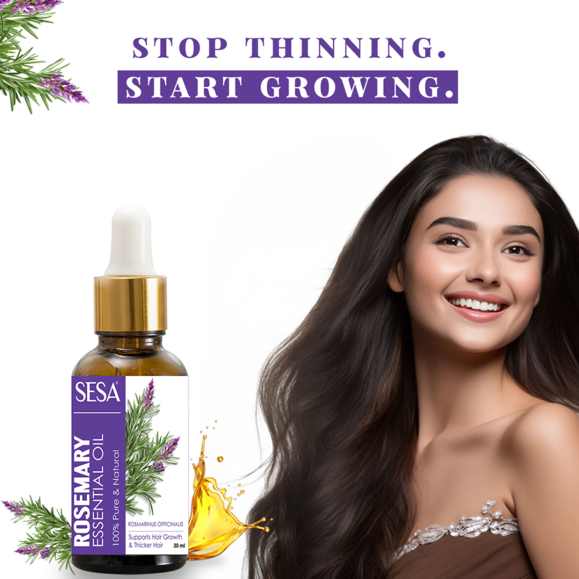 SESA Rosemary Essential Oil For Hair Growth