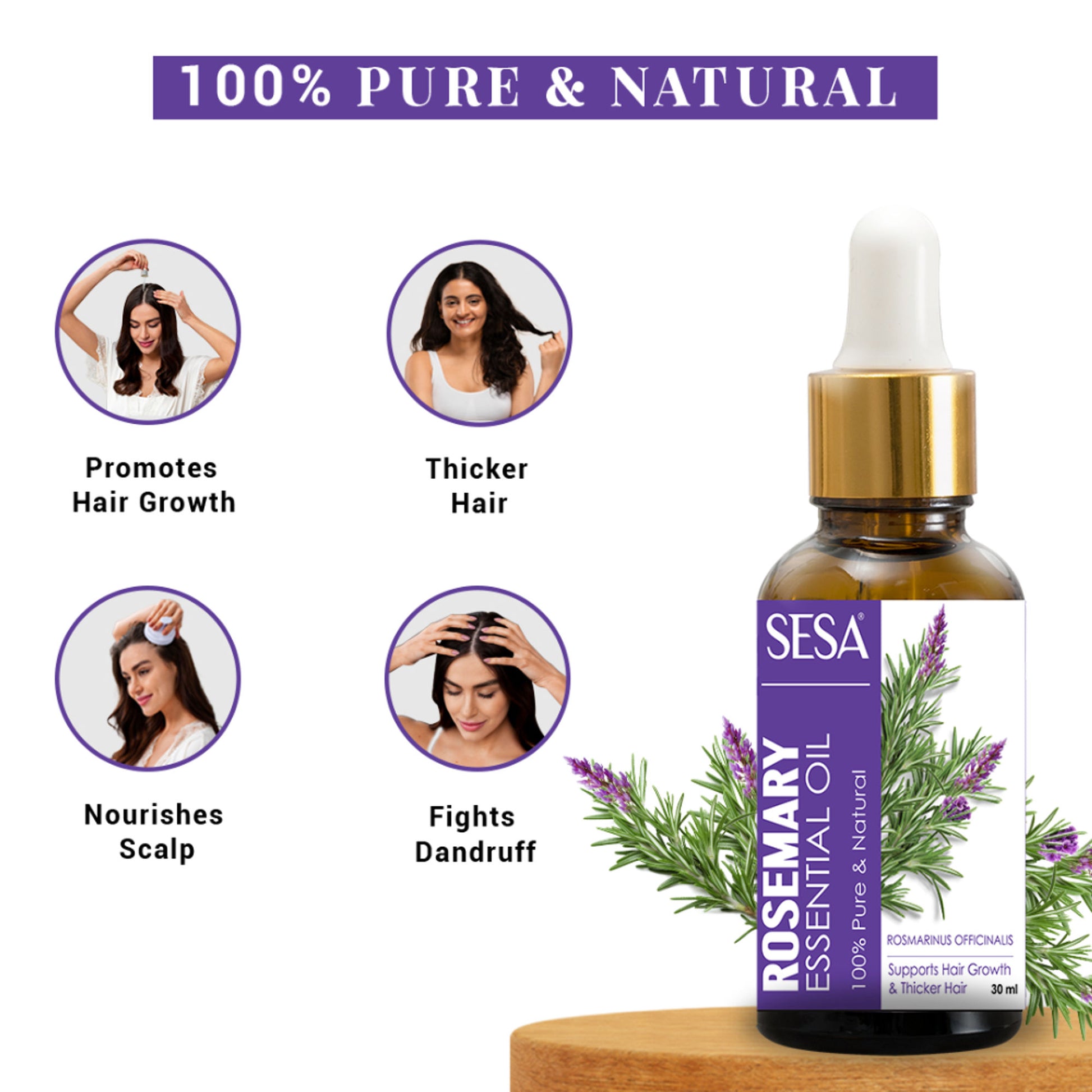 SESA Rosemary Essential Oil For Hair Growth