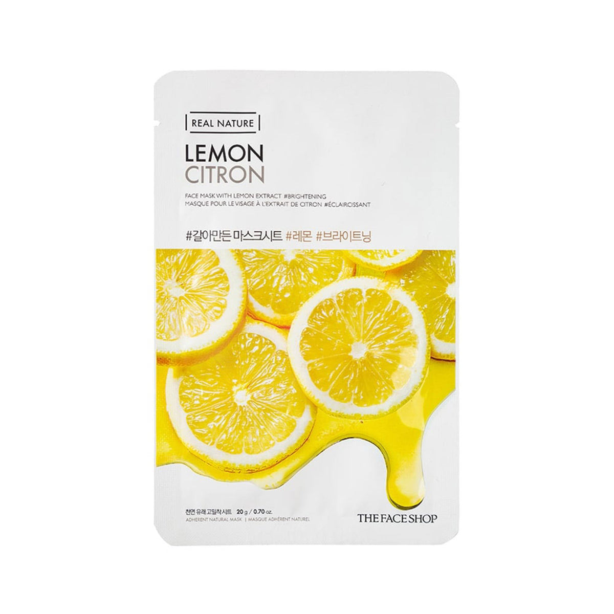 The Face Shop Real Nature Face Mask - Lemon