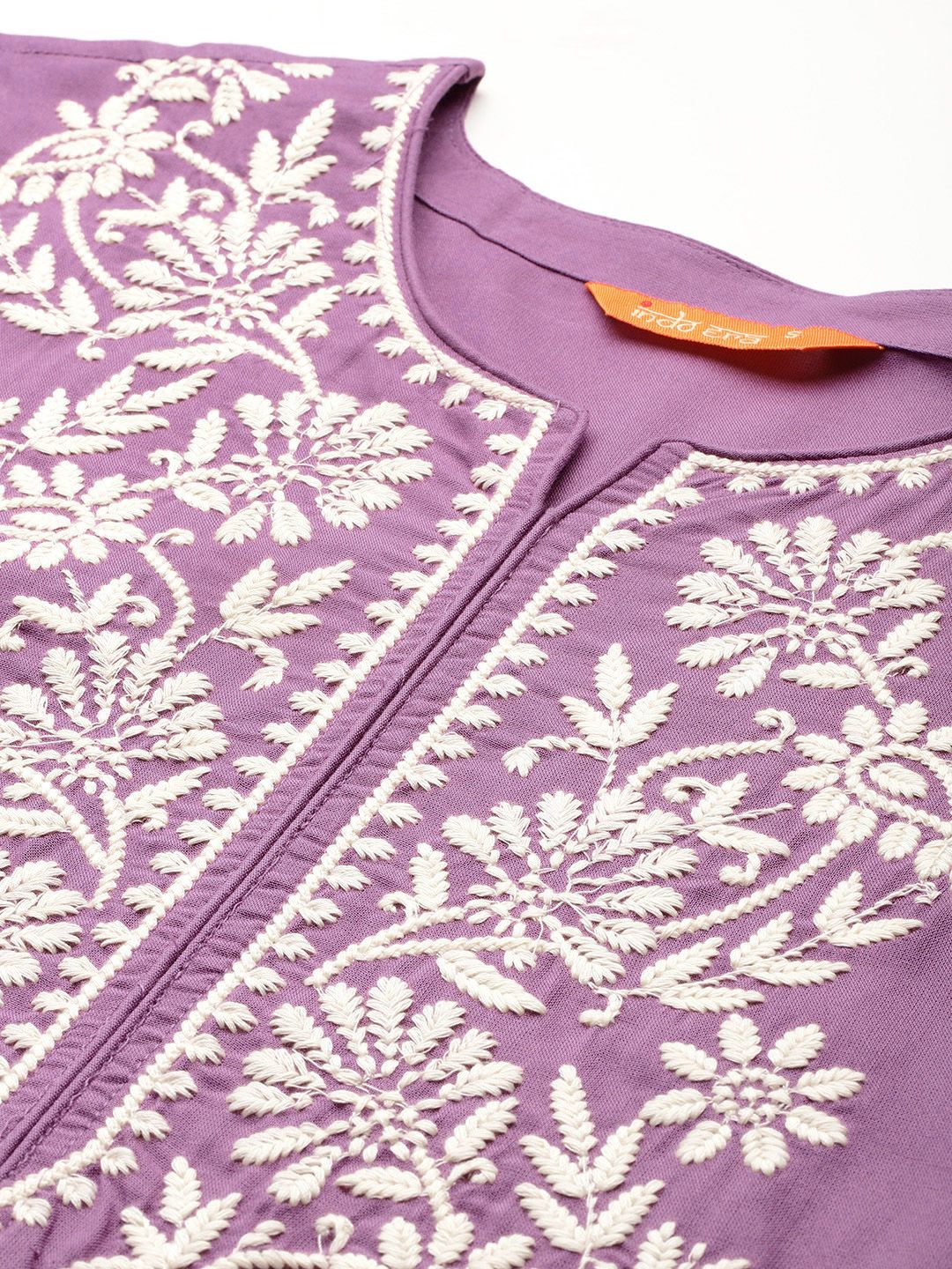 Dhiyona IE Women Floral Embroidered Thread Work Kurta