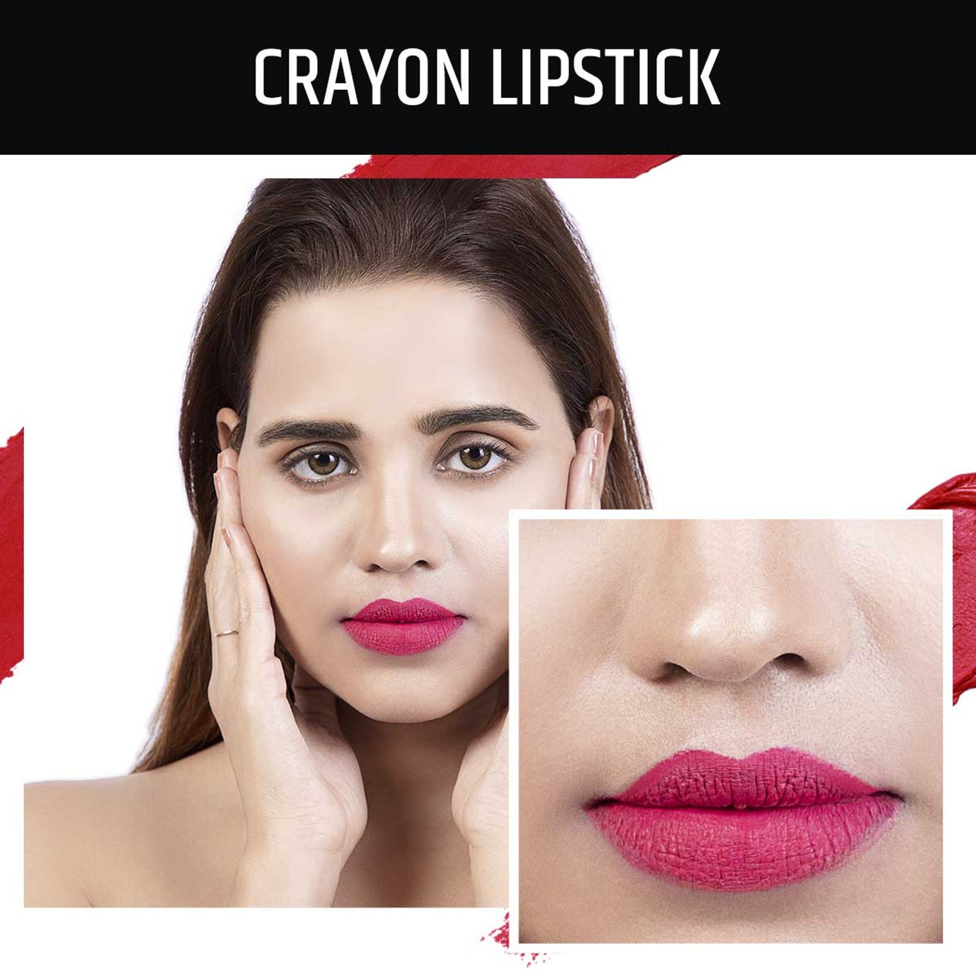 Insight Cosmetics Mega Last Crayon Lipstick, Soft Matte Finish, Non Transfer - Good As Hell