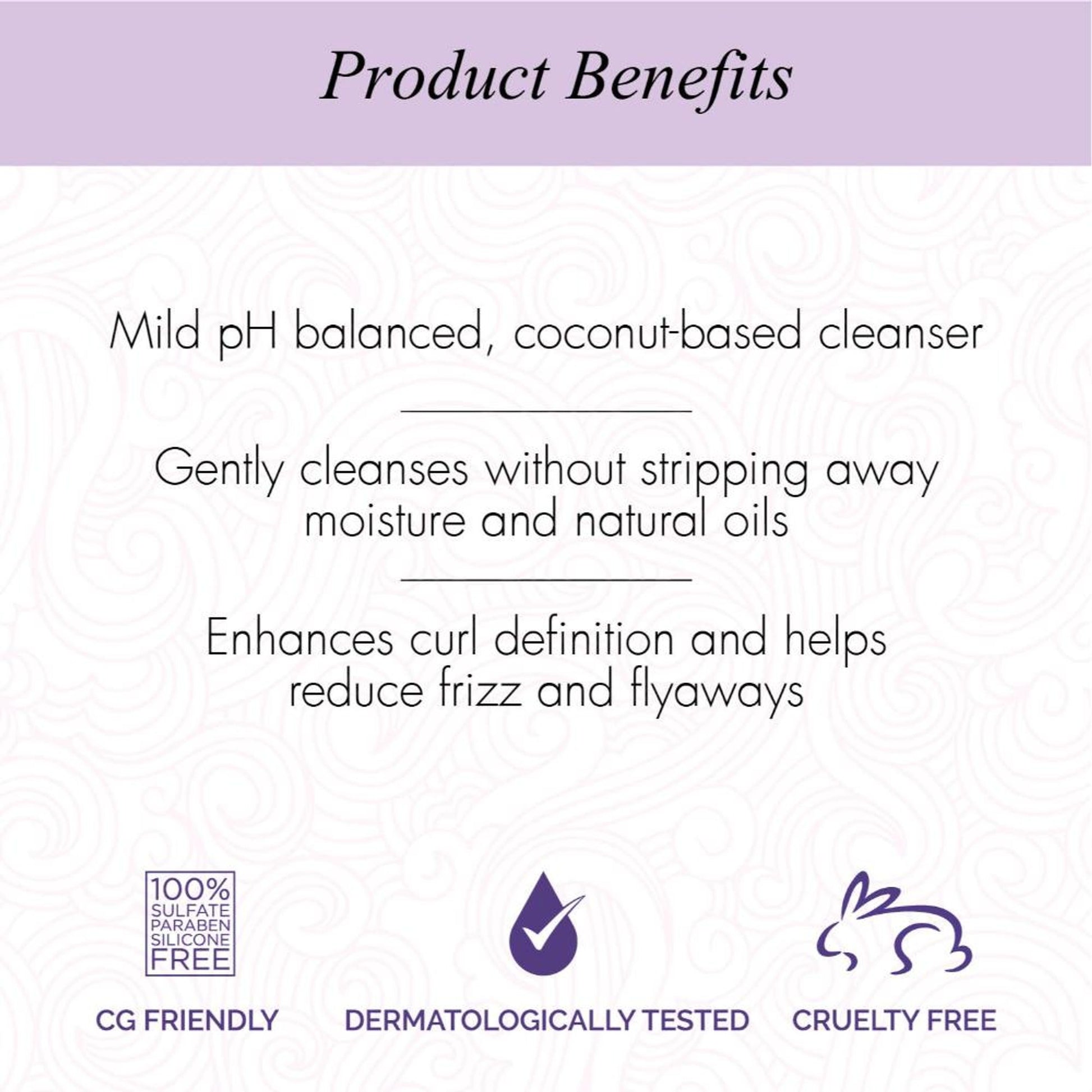 Curl Up Moisturising Curly Hair Shampoo - For Wavy & Curly Hair - Sulfate Paraben And Silicone Free