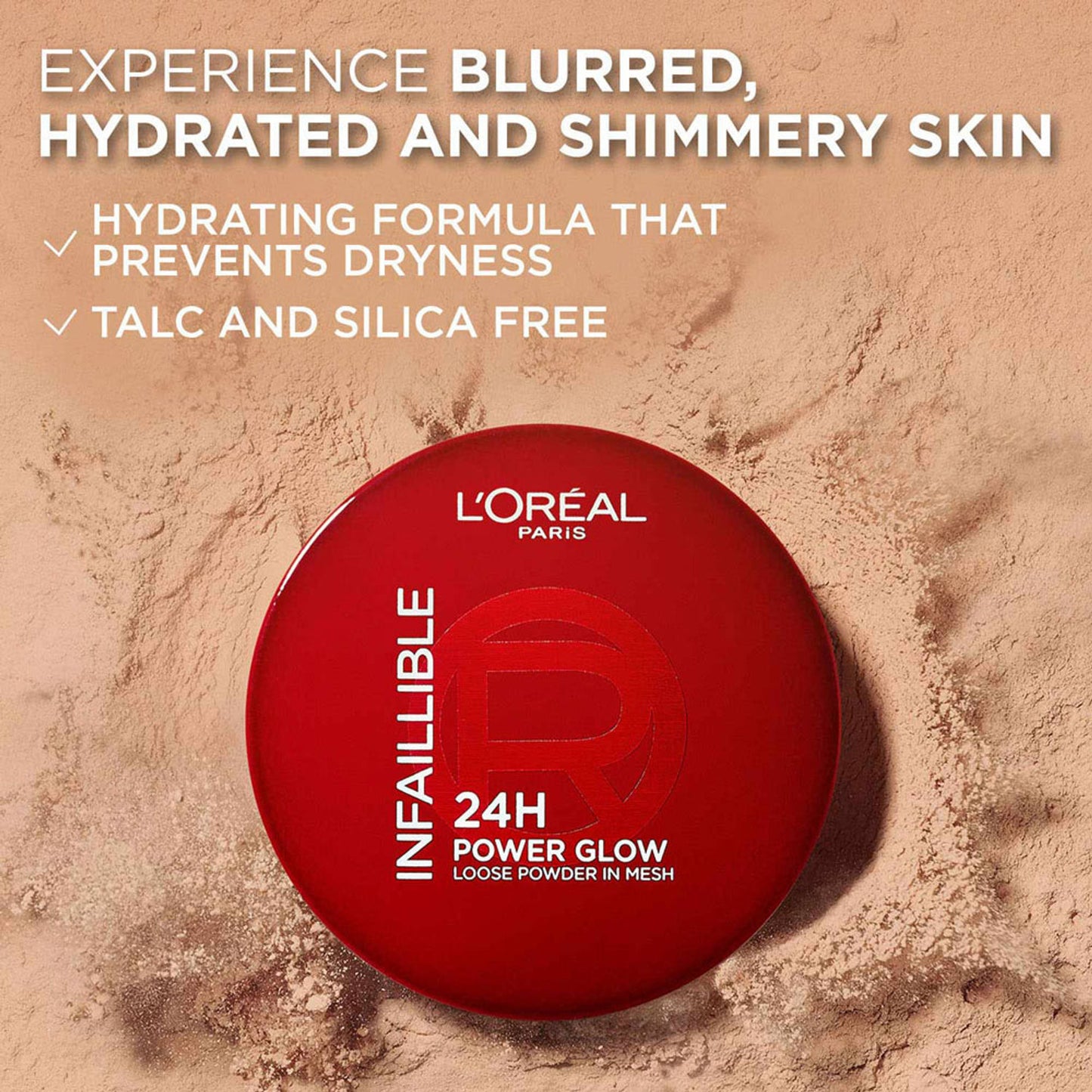 L'Oreal Paris Infallible 24H Power Glow Finishing Powder - Light