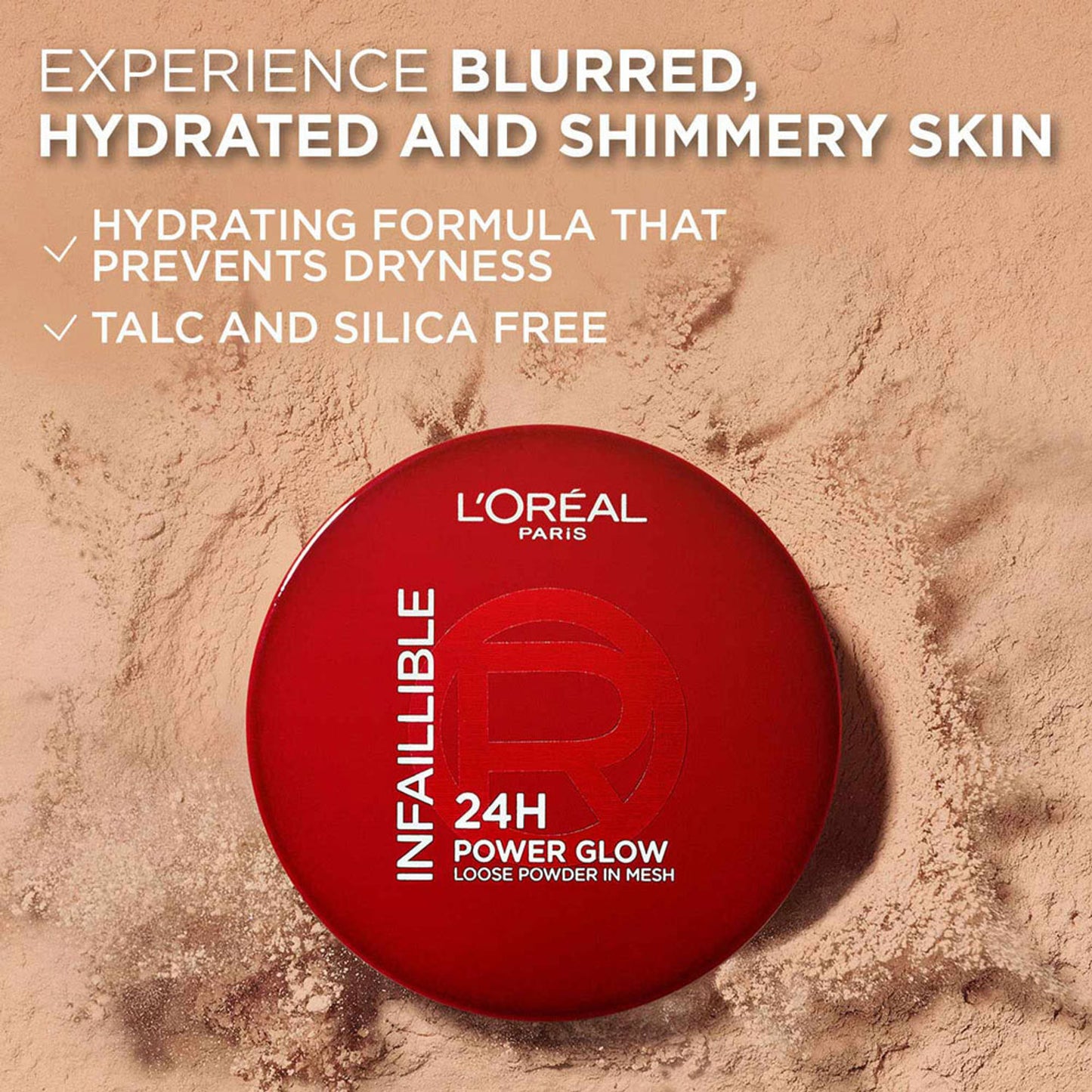 L'Oreal Paris Infallible 24H Power Glow Finishing Powder - Medium