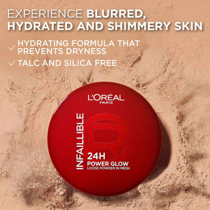 L'Oreal Paris Infallible 24H Power Glow Finishing Powder - Medium