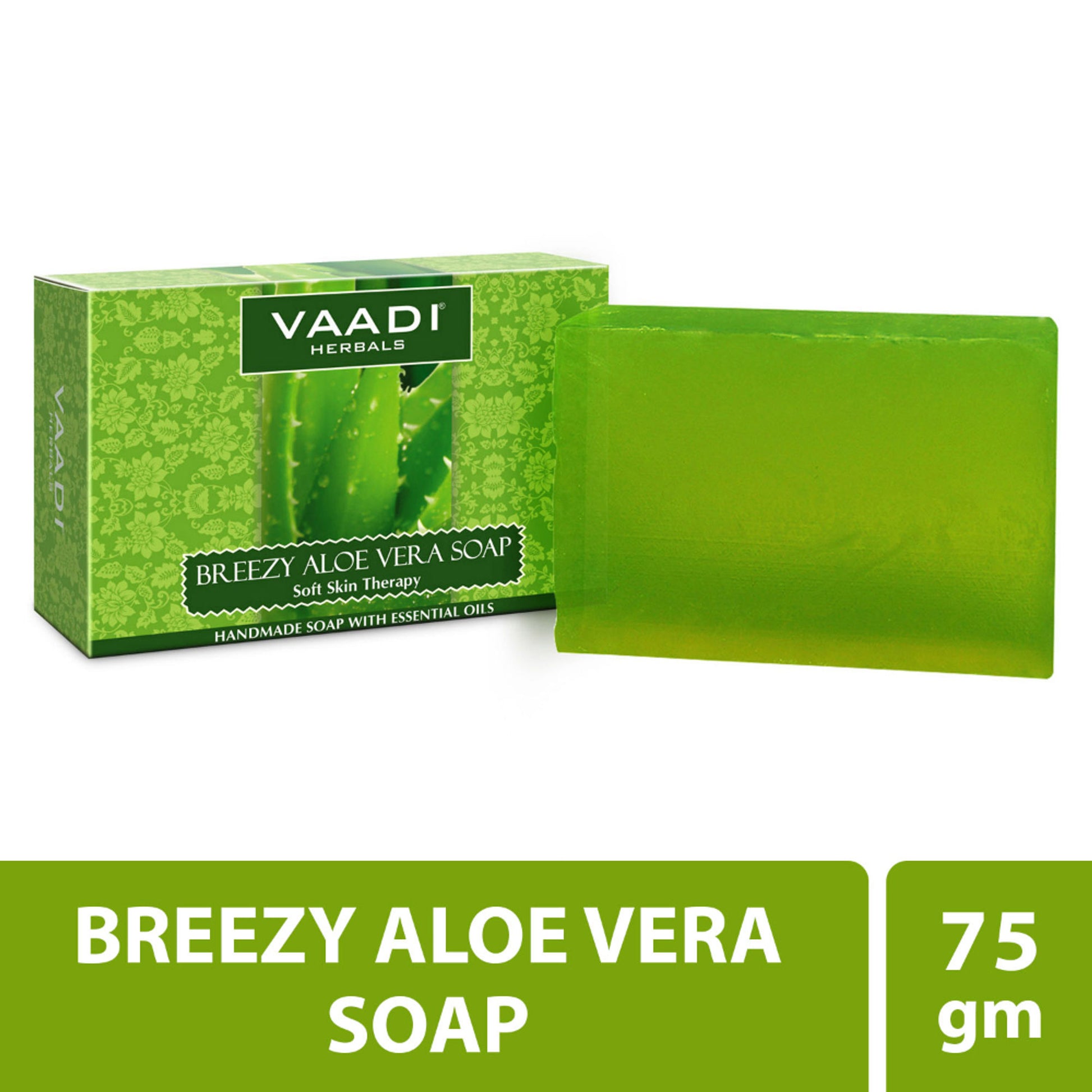 Vaadi Herbals Breezy Aloe Vera Soap Soft Skin Therapy