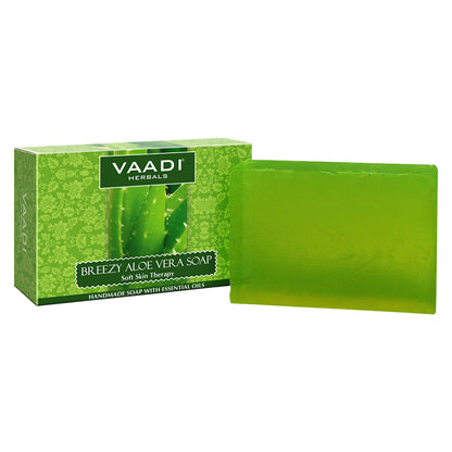 Vaadi Herbals Breezy Aloe Vera Soap Soft Skin Therapy