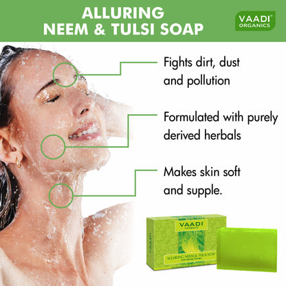 Vaadi Herbals Alluring Neem And Tulsi Soap