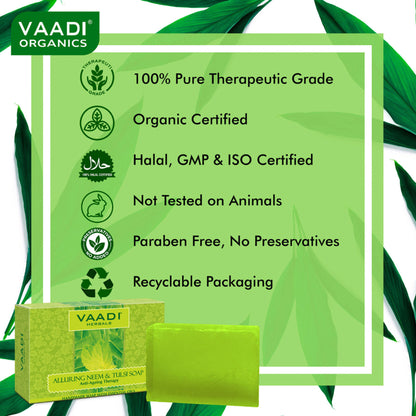 Vaadi Herbals Alluring Neem And Tulsi Soap