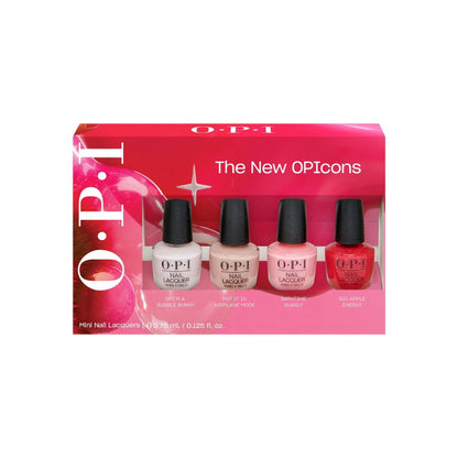 O.P.I The New Opicons Collection Nail Lacquer Mini Gift Pack Of 4 Nail Polish Set