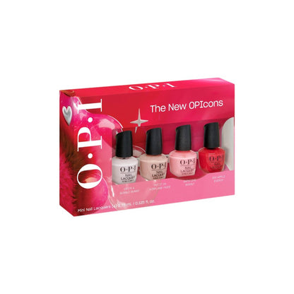 O.P.I The New Opicons Collection Nail Lacquer Mini Gift Pack Of 4 Nail Polish Set