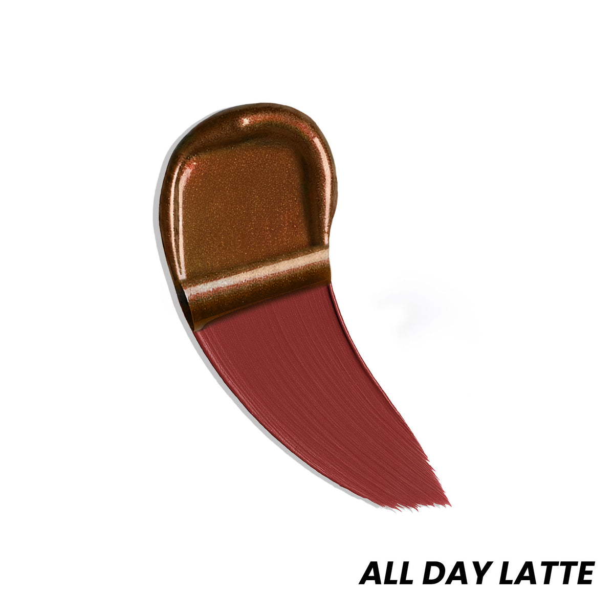 La Mior All Day Strong Lip Peel-Off Tattoo Kit in All Day Latte Coffee Brown, featuring lip tattoo strips and applicator tools.