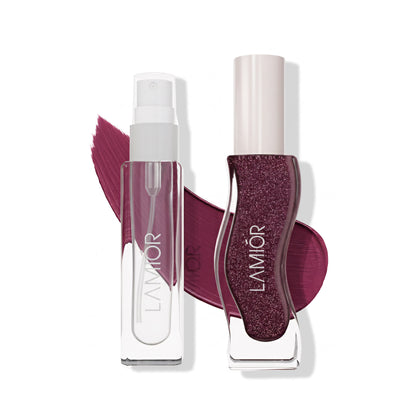 La Mior All Day Strong Peel-Off Lip Tattoo Kit - Last Call-Muted Plum