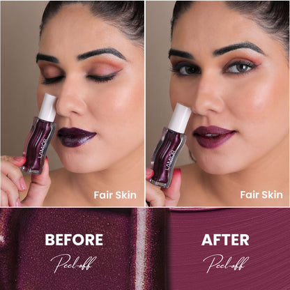 La Mior All Day Strong Peel-Off Lip Tattoo Kit - Last Call-Muted Plum