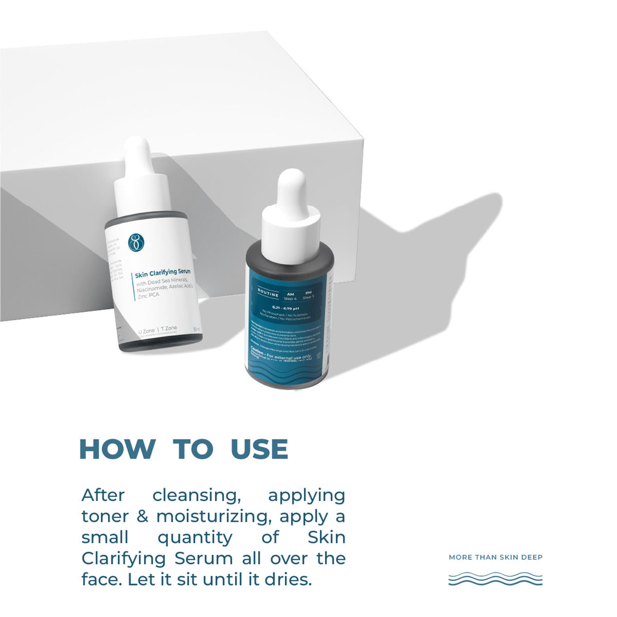 SeaSoul Clarifying Serum With Dead Sea Minerals, Niacinamide & Azelaic Acid