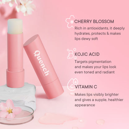 Quench Brightening Lip Balm With SPF 60+ PA++++ - Bare Bliss