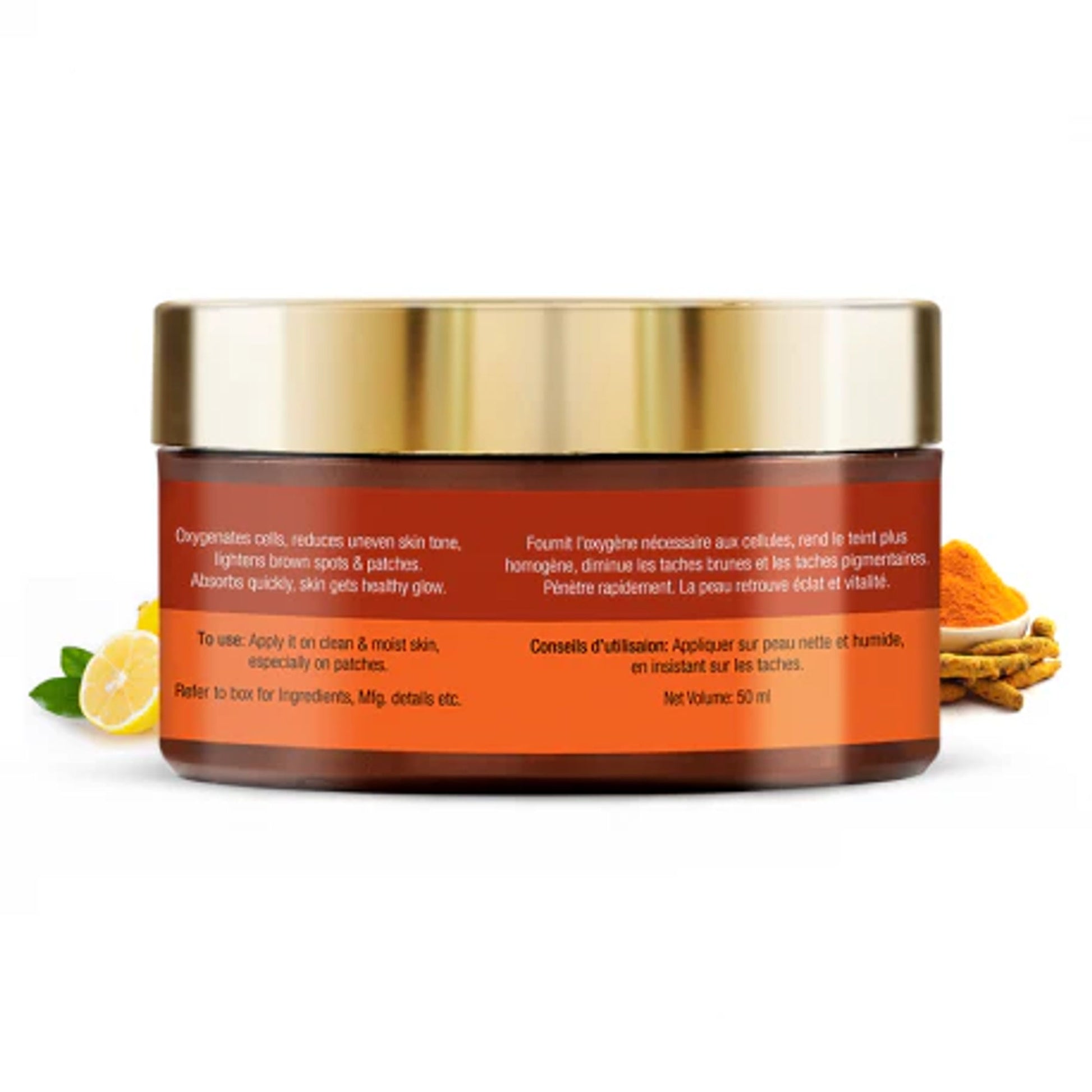 Inveda Whitening & De Pigmentation Cream With Purifying Lemon & Turmeric