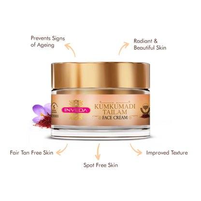 Inveda Kumkumadi Tailam A Beauty Secret Face Cream For Dry Skin