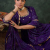 Dhiyona IE Embroidered Square Neck Anarkali Kurta With Trousers And Dupatta