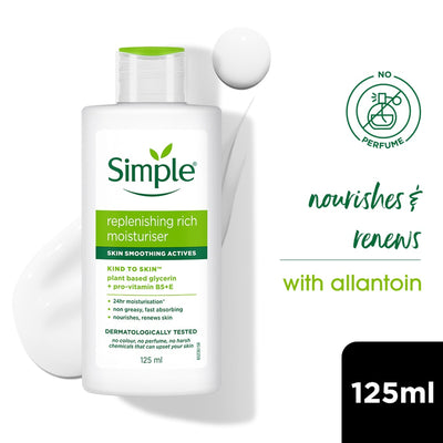 Simple Kind to Skin Replenishing Rich Moisturizer All Skin Types Moisturizer