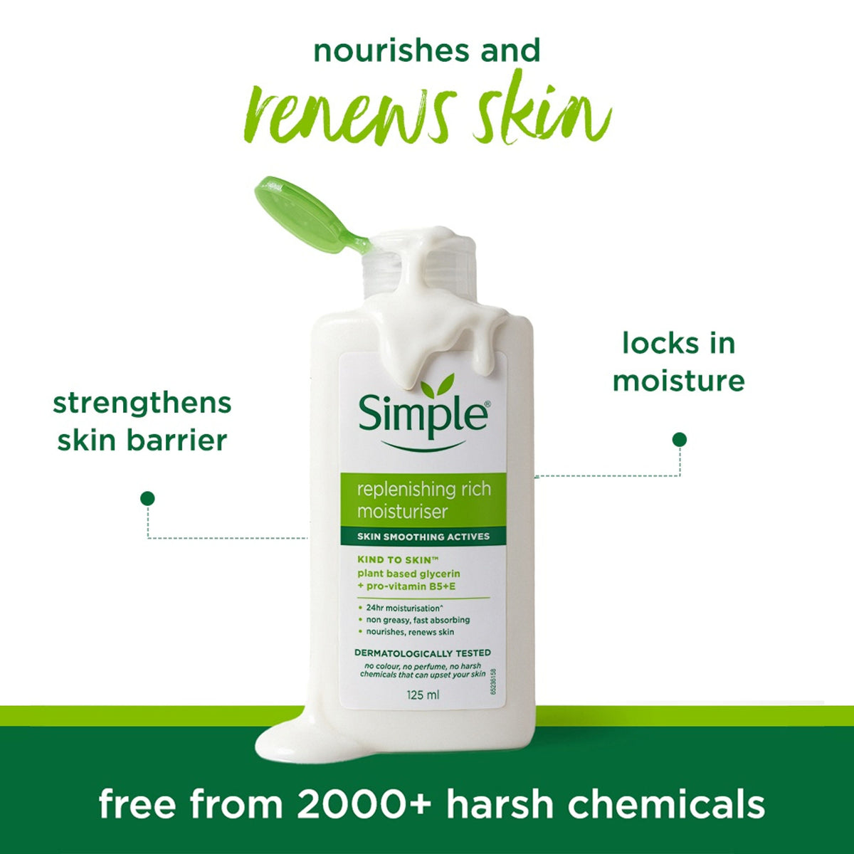 Simple Kind to Skin Replenishing Rich Moisturizer All Skin Types Moisturizer