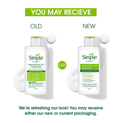 Simple Kind to Skin Replenishing Rich Moisturizer All Skin Types Moisturizer